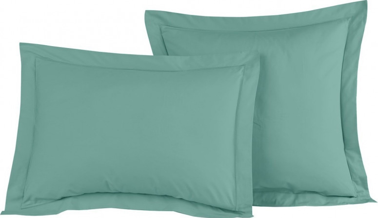 Lot de 2 Taies D'oreiller Unie Percale EASY CARE 80 fils/cm² SENSEI...