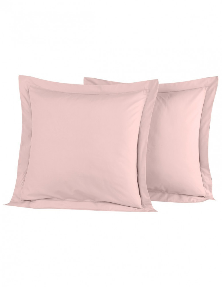 Lot de 2 Taies D'oreiller Unie Percale EASY CARE 80 fils/cm² SENSEI...