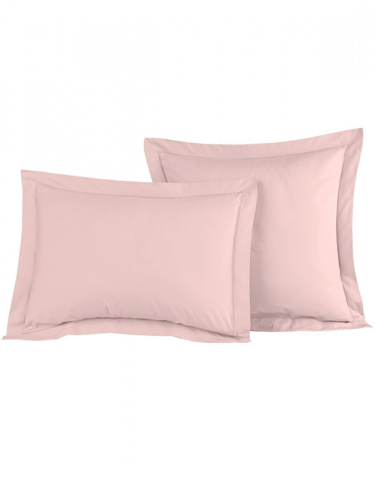 Lot de 2 Taies D'oreiller Unie Percale EASY CARE 80 fils/cm² SENSEI...