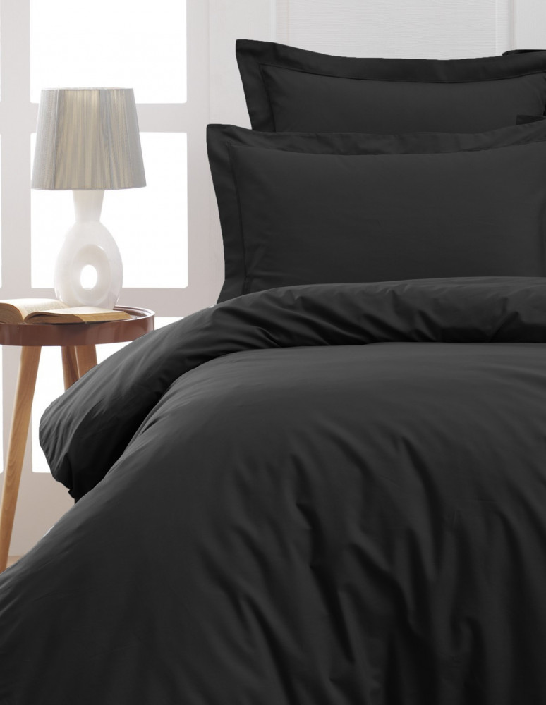 Lot de 2 Taies D'oreiller Unie Percale EASY CARE 80 fils/cm² SENSEI...