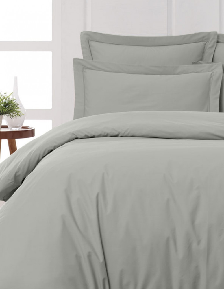 Lot de 2 Taies D'oreiller Unie Percale EASY CARE 80 fils/cm² SENSEI...
