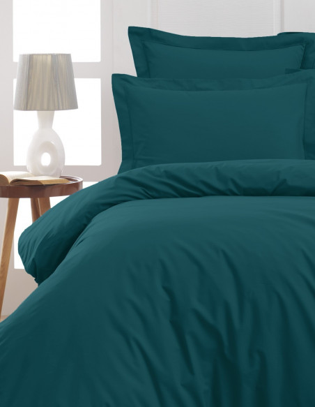 Lot de 2 Taies D'oreiller Unie Percale EASY CARE 80 fils/cm² SENSEI...