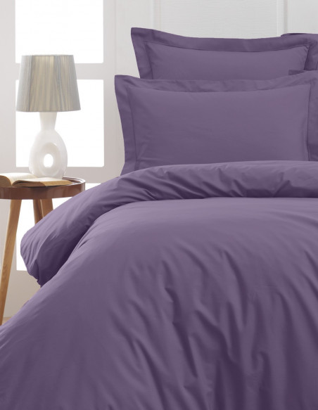 Lot de 2 Taies D'oreiller Unie Percale EASY CARE 80 fils/cm² SENSEI...