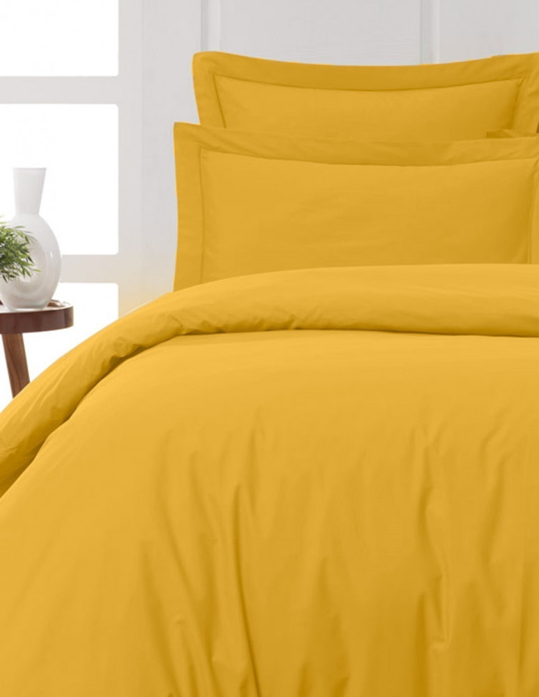 Lot de 2 Taies D'oreiller Unie Percale EASY CARE 80 fils/cm² SENSEI...