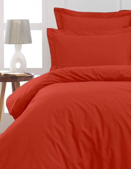 Lot de 2 Taies D'oreiller Unie Percale EASY CARE 80 fils/cm² SENSEI...