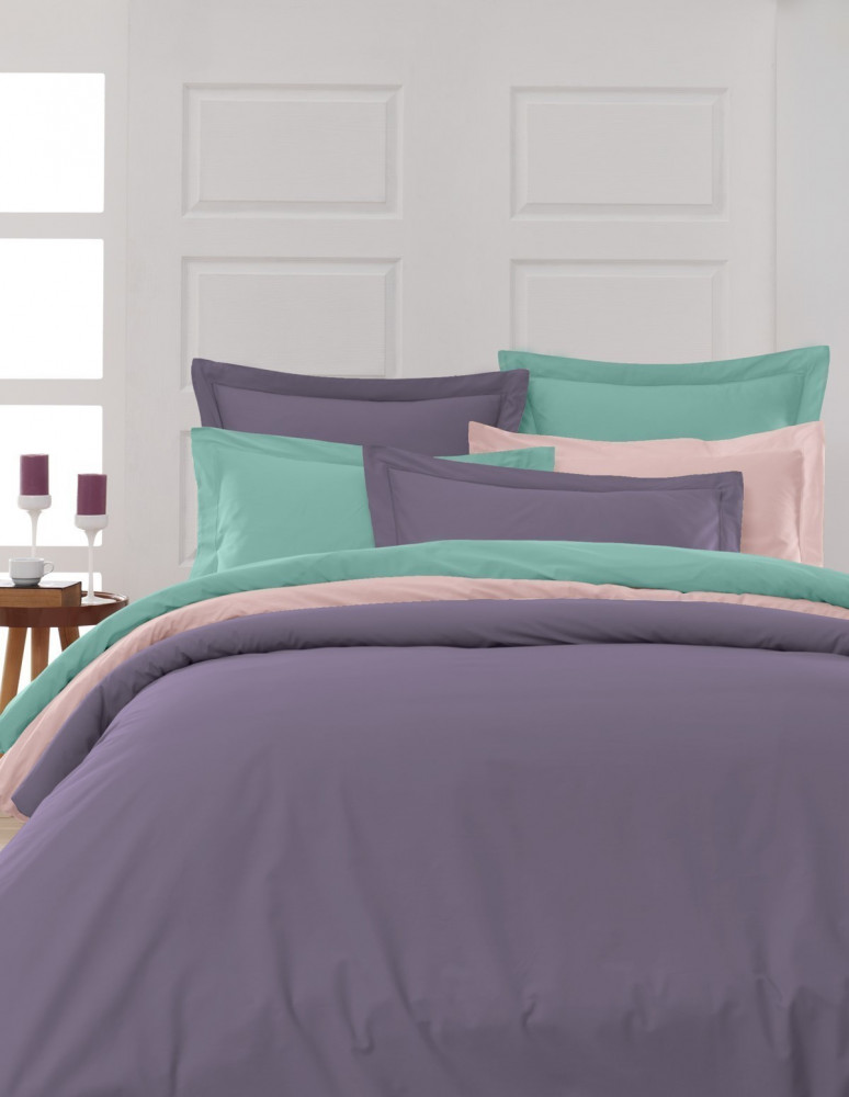 Lot de 2 Taies D'oreiller Unie Percale EASY CARE 80 fils/cm² SENSEI...