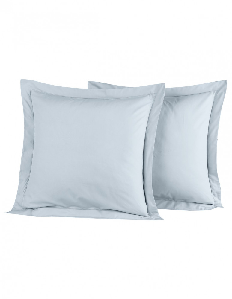 Lot de 2 Taies D'oreiller Unie Percale EASY CARE 80 fils/cm² SENSEI...