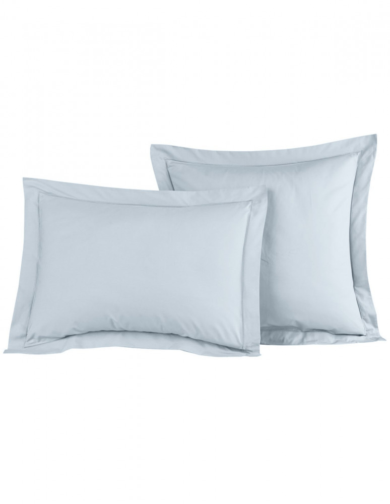 Lot de 2 Taies D'oreiller Unie Percale EASY CARE 80 fils/cm² SENSEI...