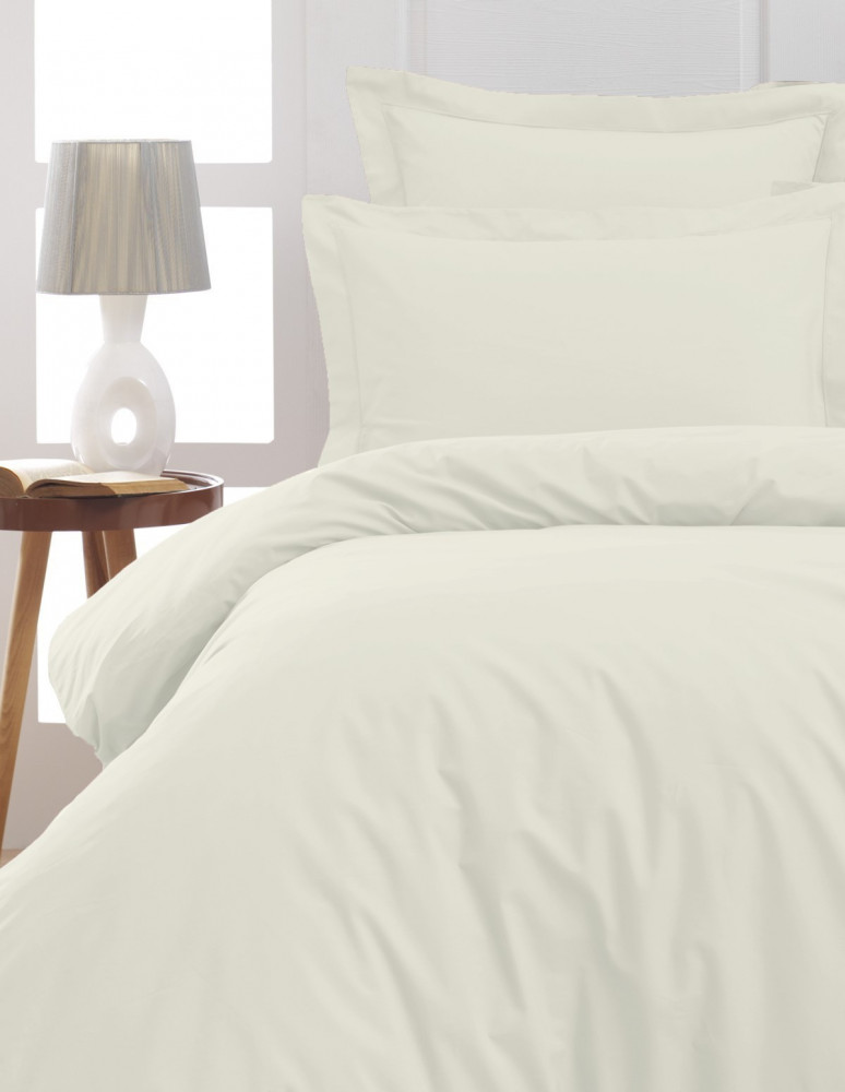 Drap Plat Uni Percale EASY CARE 80 fils/cm² SENSEI SOFT, Draps plats