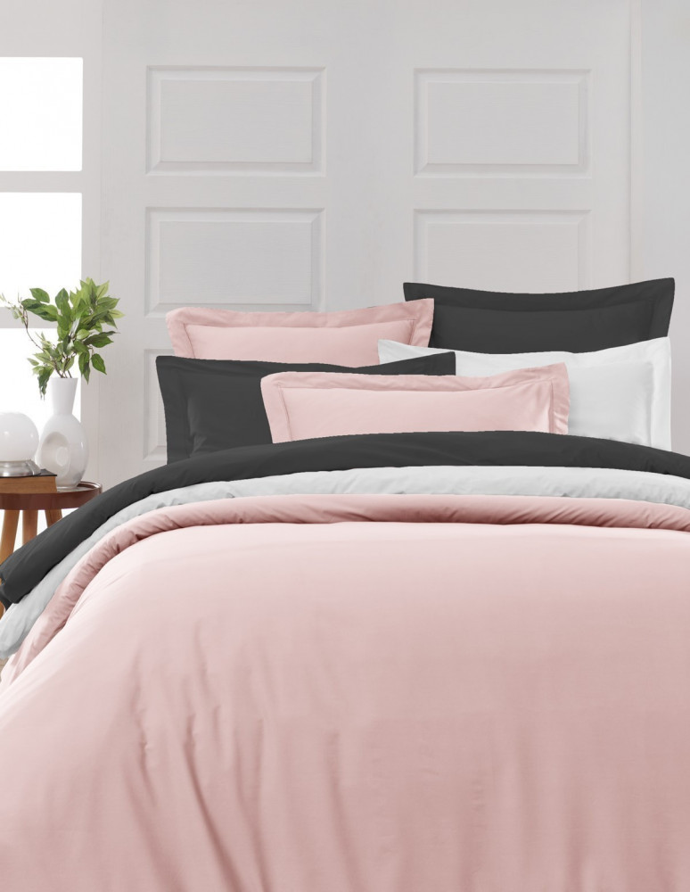 Drap Plat Uni Percale EASY CARE 80 fils/cm² SENSEI SOFT, Draps plats