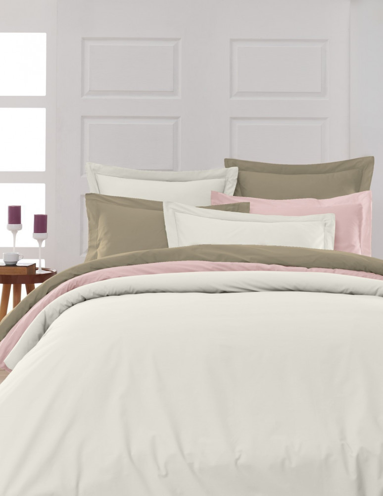 Drap Plat Uni Percale EASY CARE 80 fils/cm² SENSEI SOFT, Draps plats