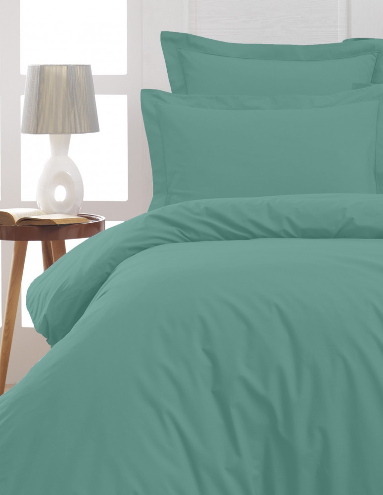 Housse de Couette Unie Percale EASY CARE 80 fils/cm² SENSEI SOFT, H...