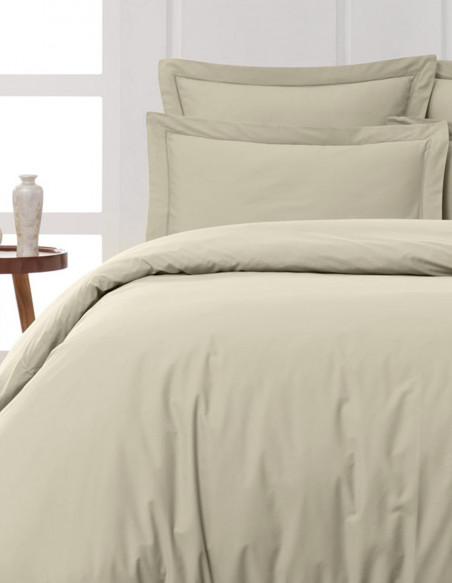 Housse de Couette Unie Percale EASY CARE 80 fils/cm² SENSEI SOFT, H...