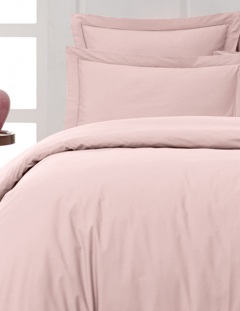 Housse de Couette Unie Percale EASY CARE 80 fils/cm² SENSEI SOFT, H...