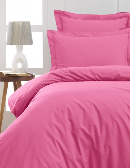 Housse de Couette Unie Percale EASY CARE 80 fils/cm² SENSEI SOFT, H...