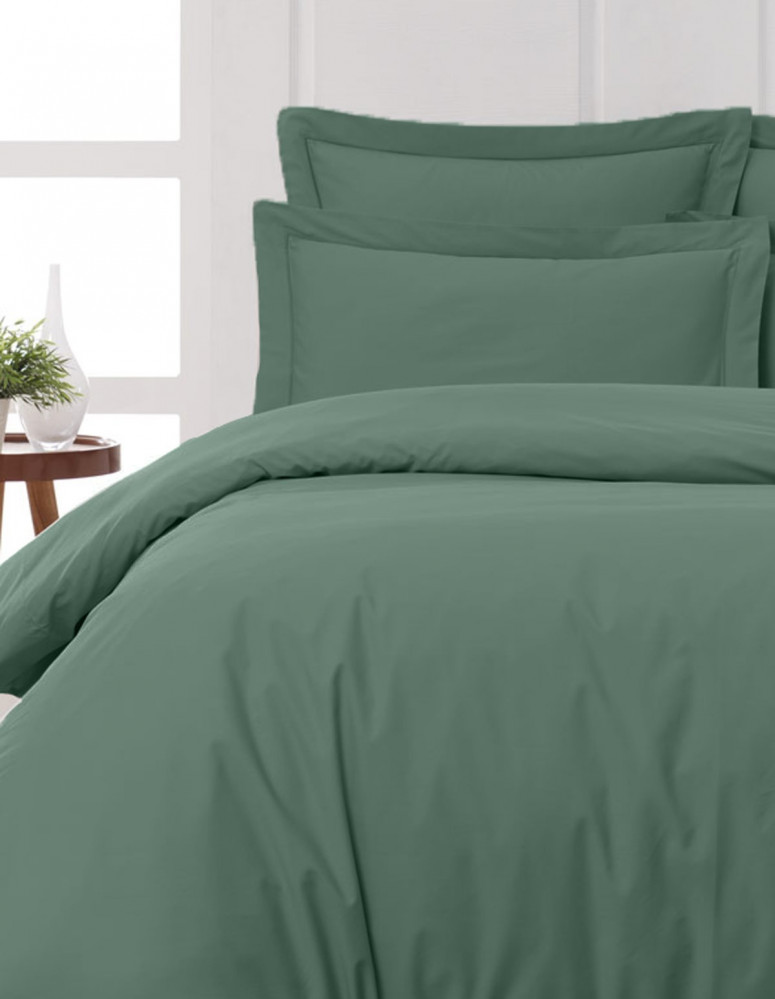 Housse de Couette Unie Percale EASY CARE 80 fils/cm² SENSEI SOFT, H...