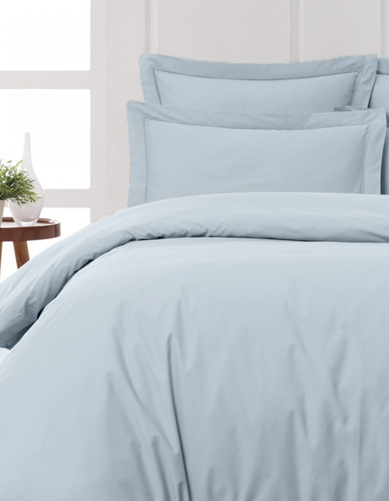 Housse de Couette Unie Percale EASY CARE 80 fils/cm² SENSEI SOFT, H...