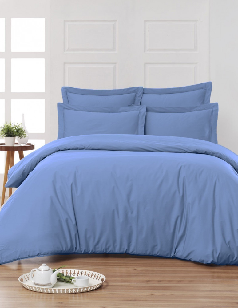 Drap Housse Uni Percale - Grand Bonnet - EASY CARE 80 fils/cm² SENS...