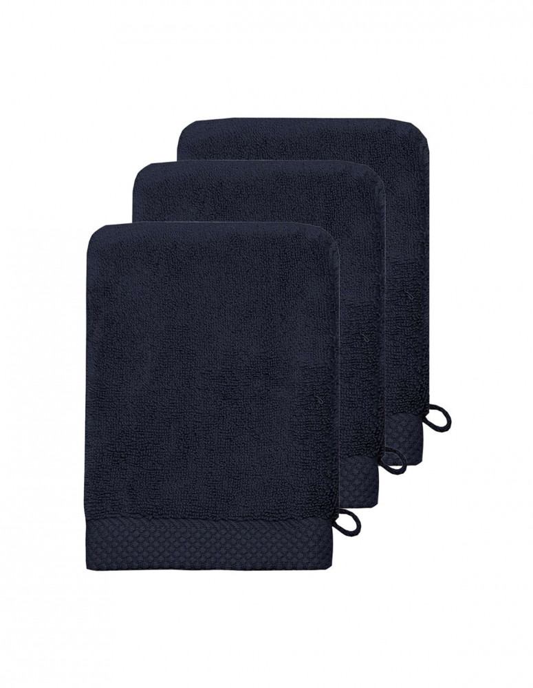Lot de 3 Gants de toilette 560gr/m² SENSOFT, Gants de toilette