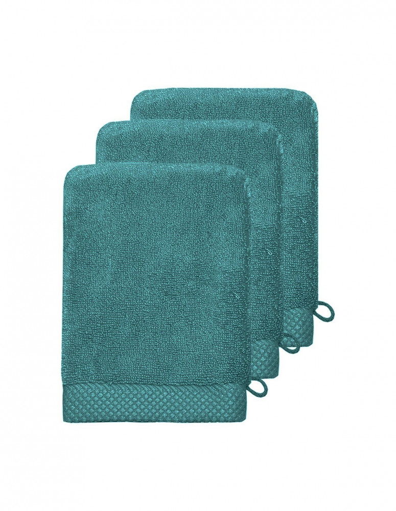 Lot de 3 Gants de toilette 560gr/m² SENSOFT, Gants de toilette