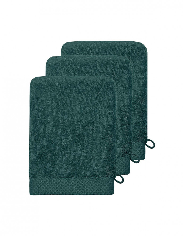 Lot de 3 Gants de toilette 560gr/m² SENSOFT, Gants de toilette
