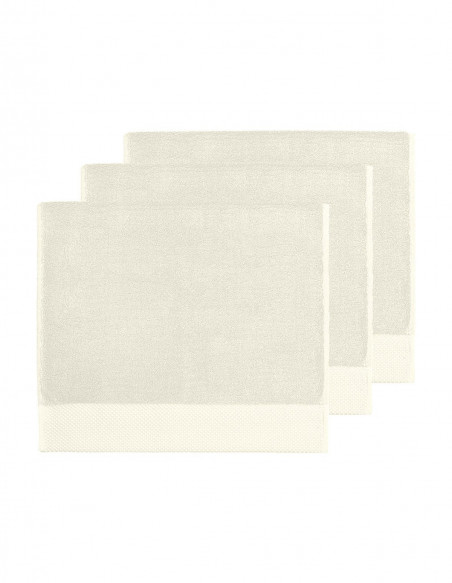 Lot de 3 Serviettes invités 40x60cm 560gr/m² SENSOFT, Serviettes in... Lot de 3 Serviettes invités 40x60cm 560gr/m² SENSOFT, Serviettes in...