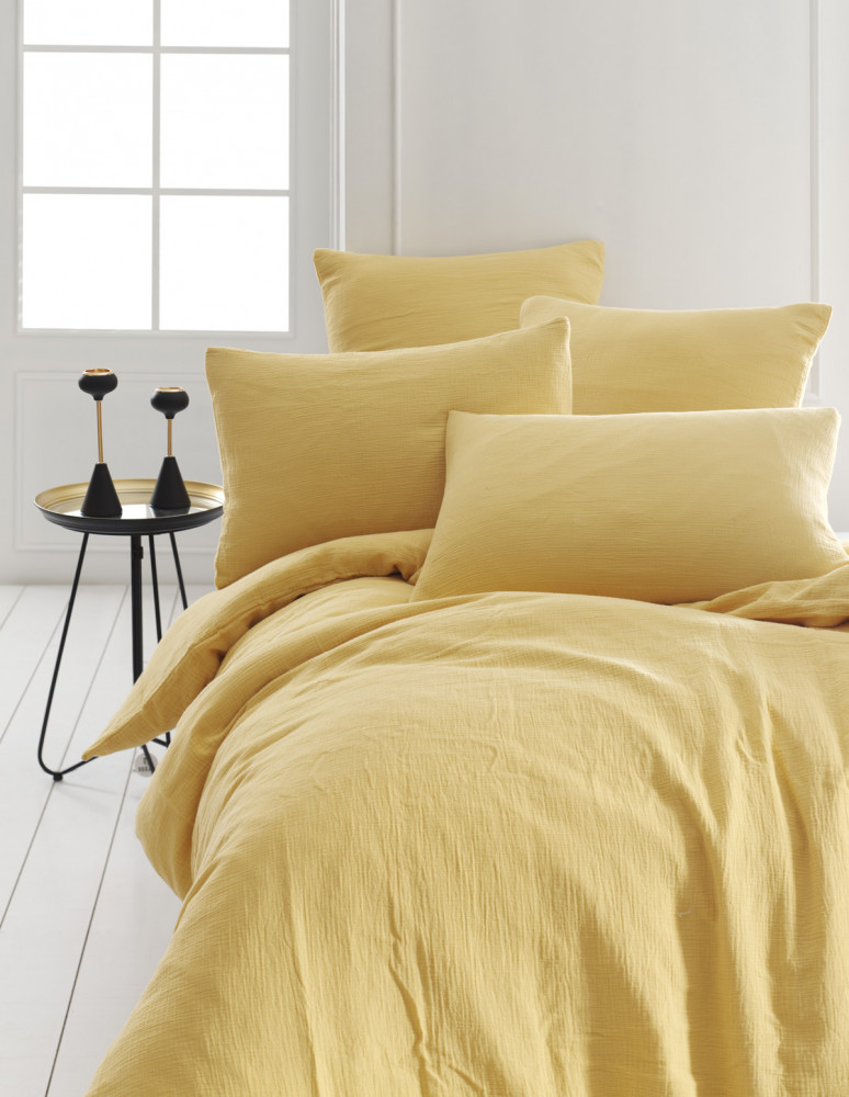 Drap housse en gaze de coton bonnet...