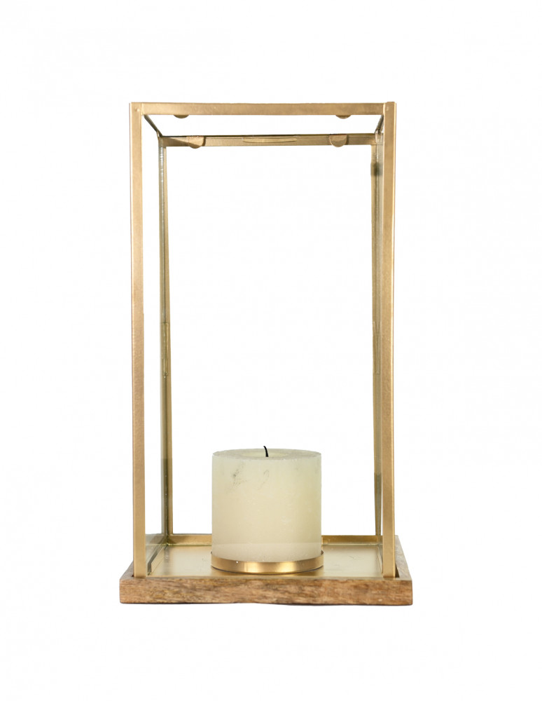 Photophore métal socle en...