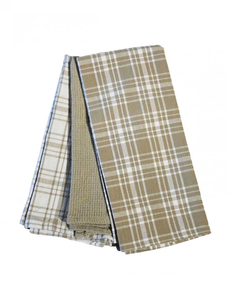 Lot de 3 Torchons 50x70 DUNDEE