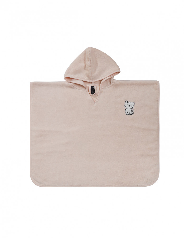 Poncho Enfant BABY SOFT MINOU MIAOU