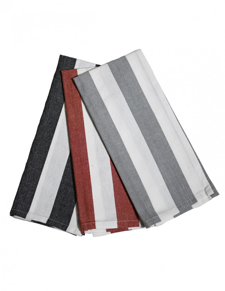 Lot de 3 Torchons 50x70 MELROSE Lot de 3 Torchons 50x70 MELROSE