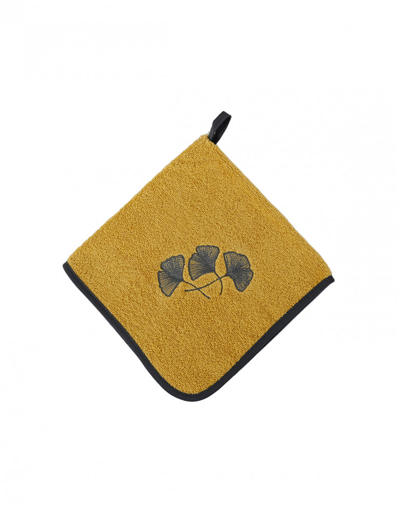 Lot de 3 torchons carrés GINKGO Lot de 3 torchons carrés GINKGO