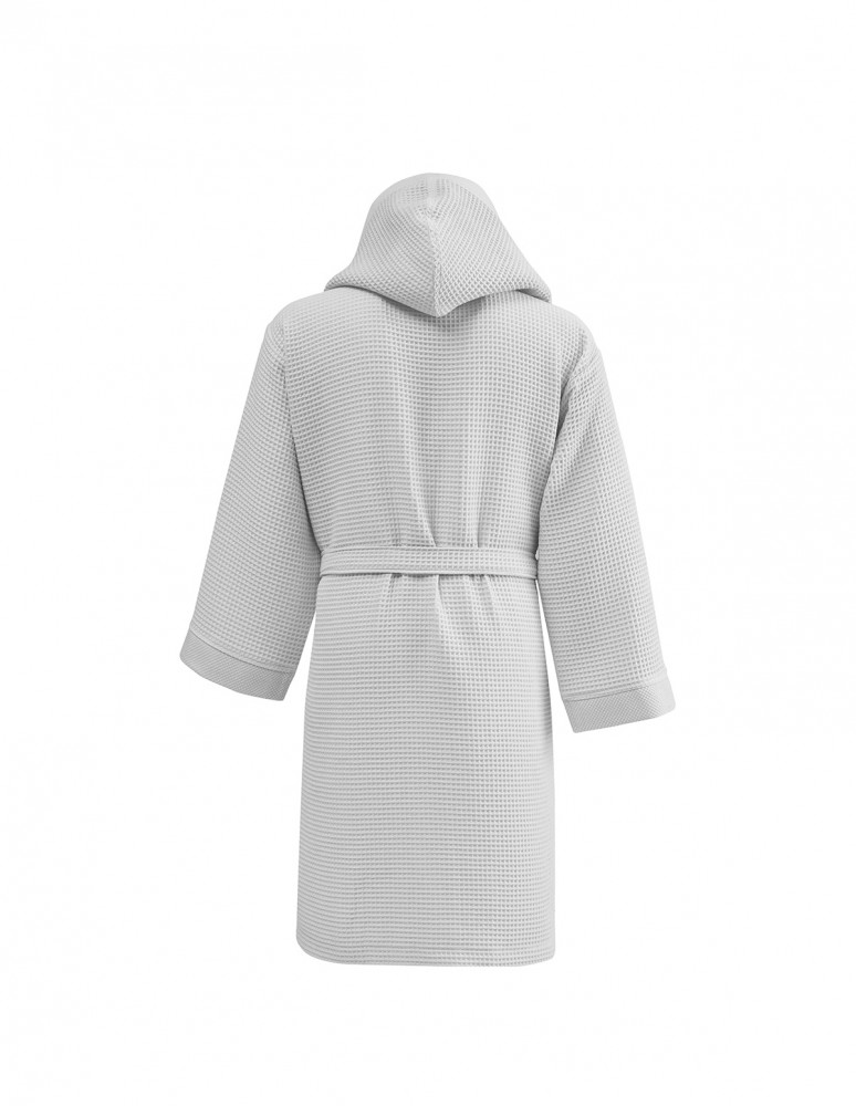 Peignoir mi-long nid d'abeille...