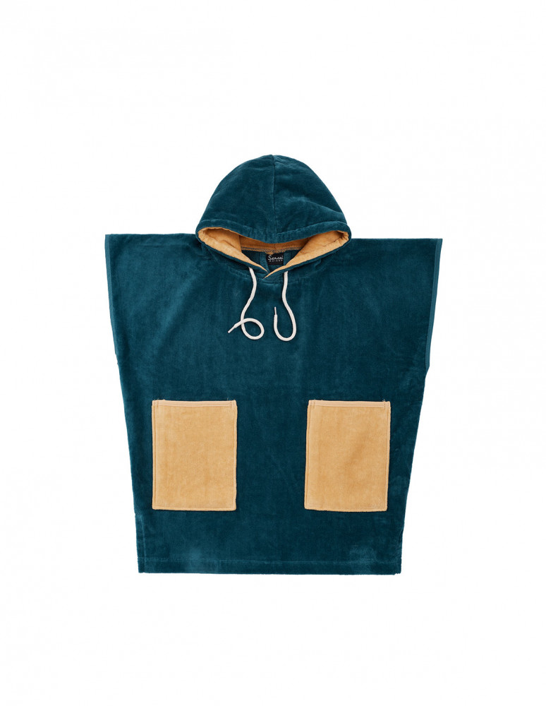 Poncho enfant en velours BEACH