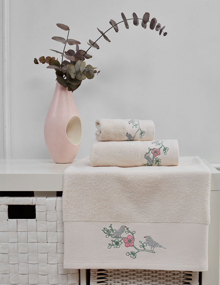 Lot de 3 serviettes invité 30x50cm...