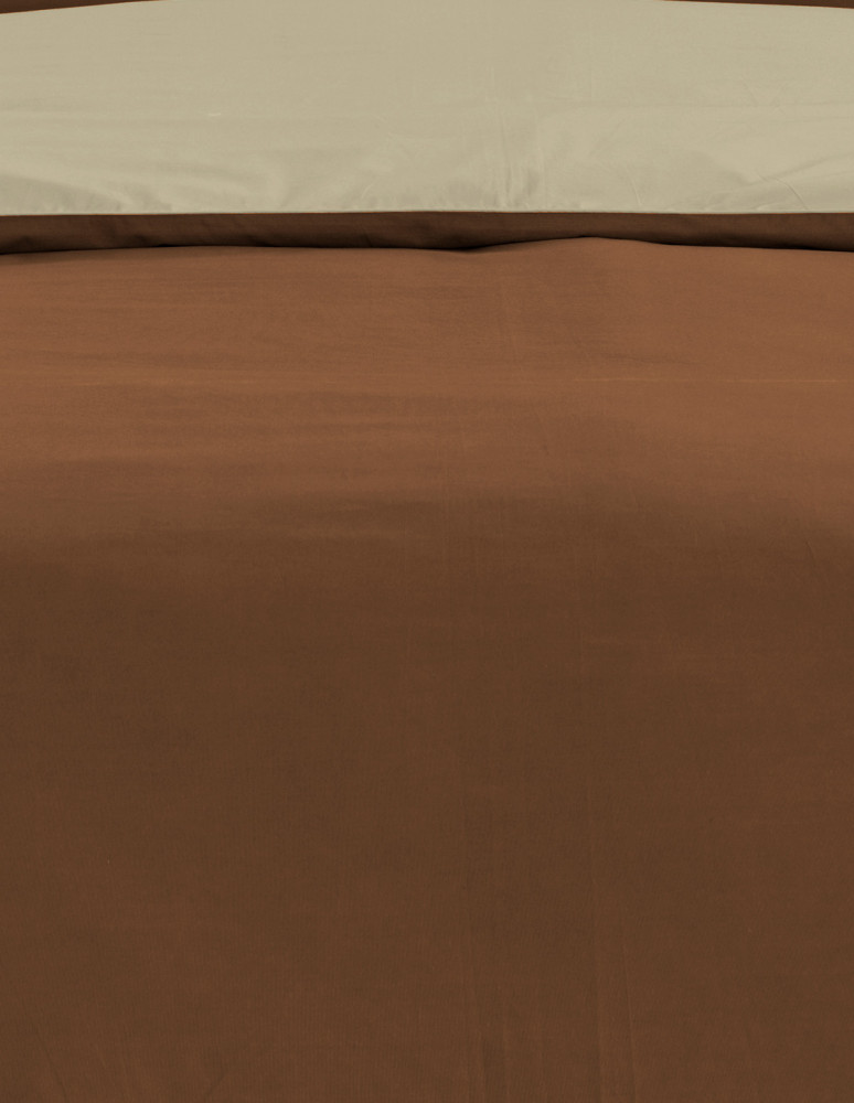 Housse de couette bicolore en percale...