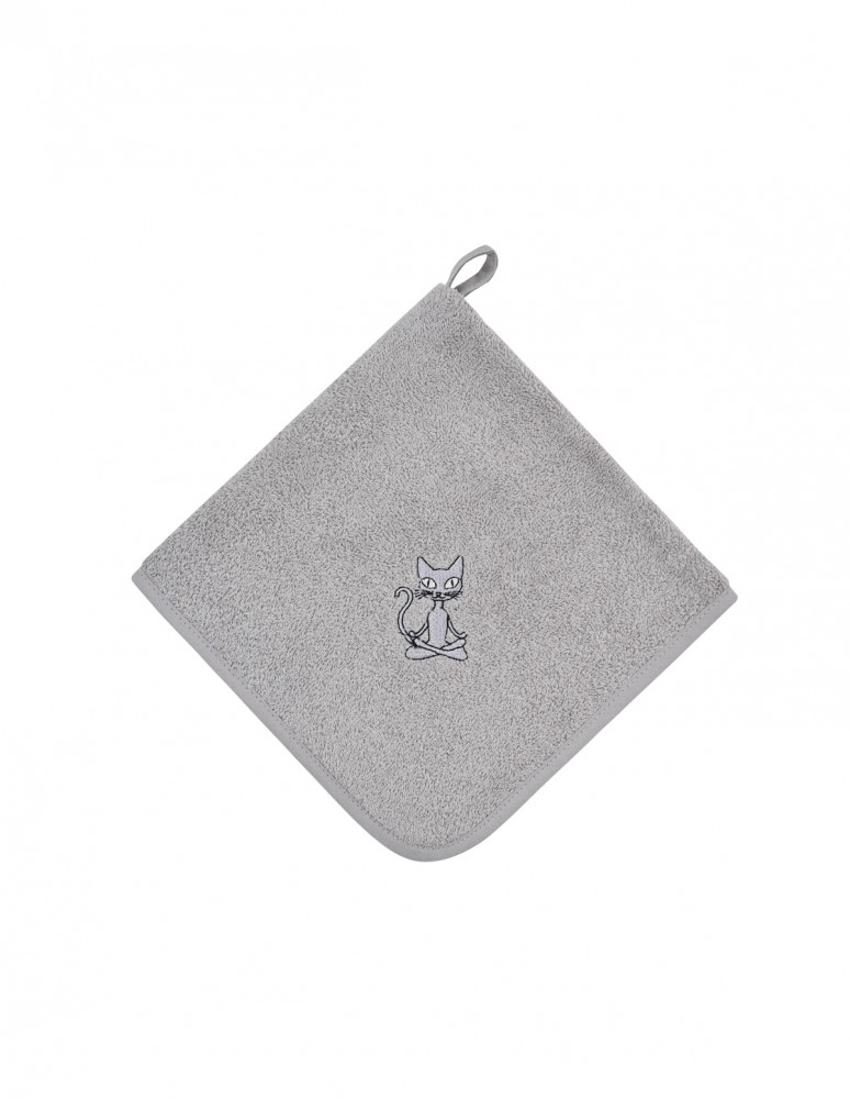 Lot de 3 torchons  carrés en coton...