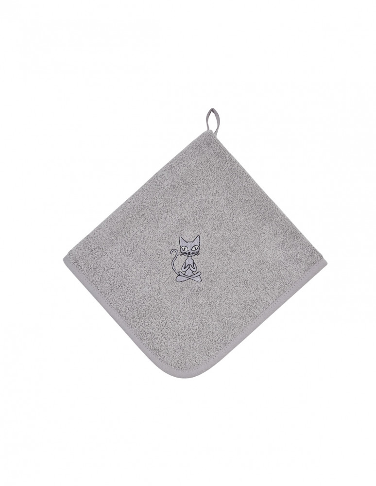 Lot de 3 torchons  carrés en coton...