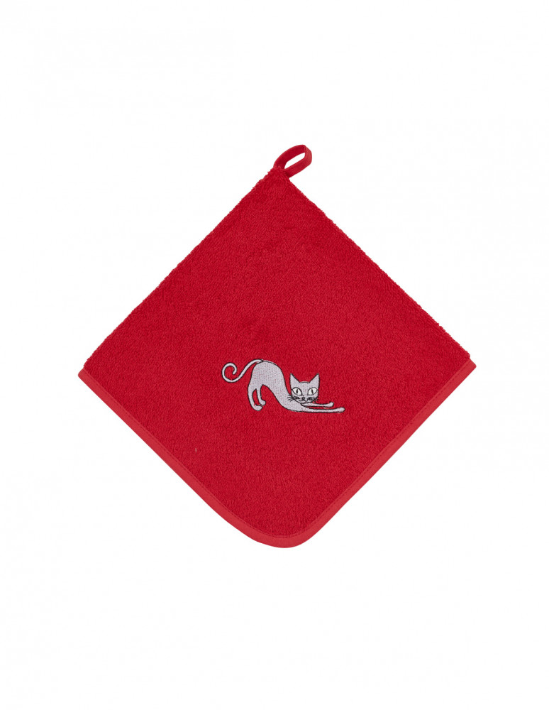 Lot de 3 torchons  carrés en coton...