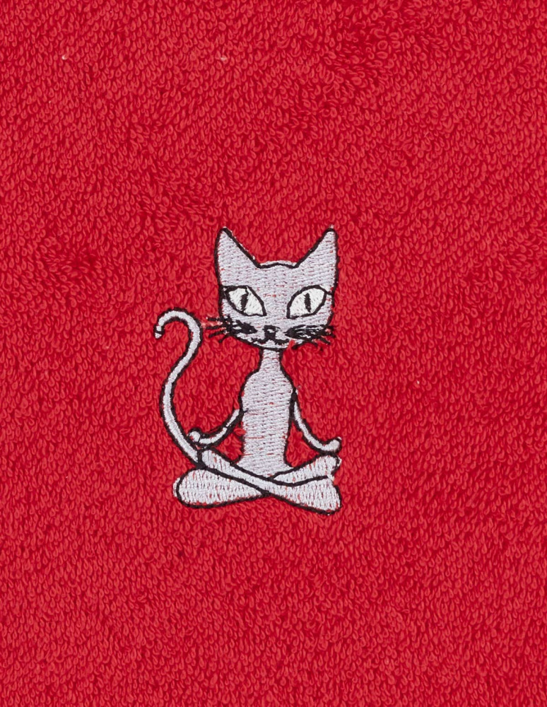 Lot de 3 torchons  carrés en coton...