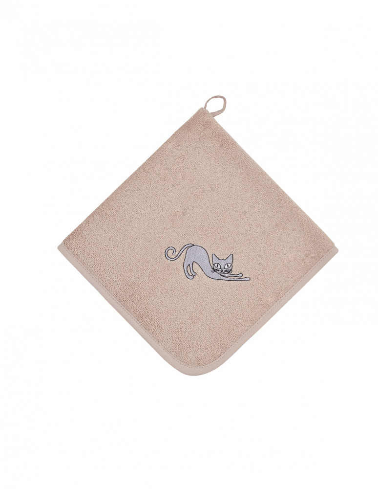 Lot de 3 torchons  carrés en coton...