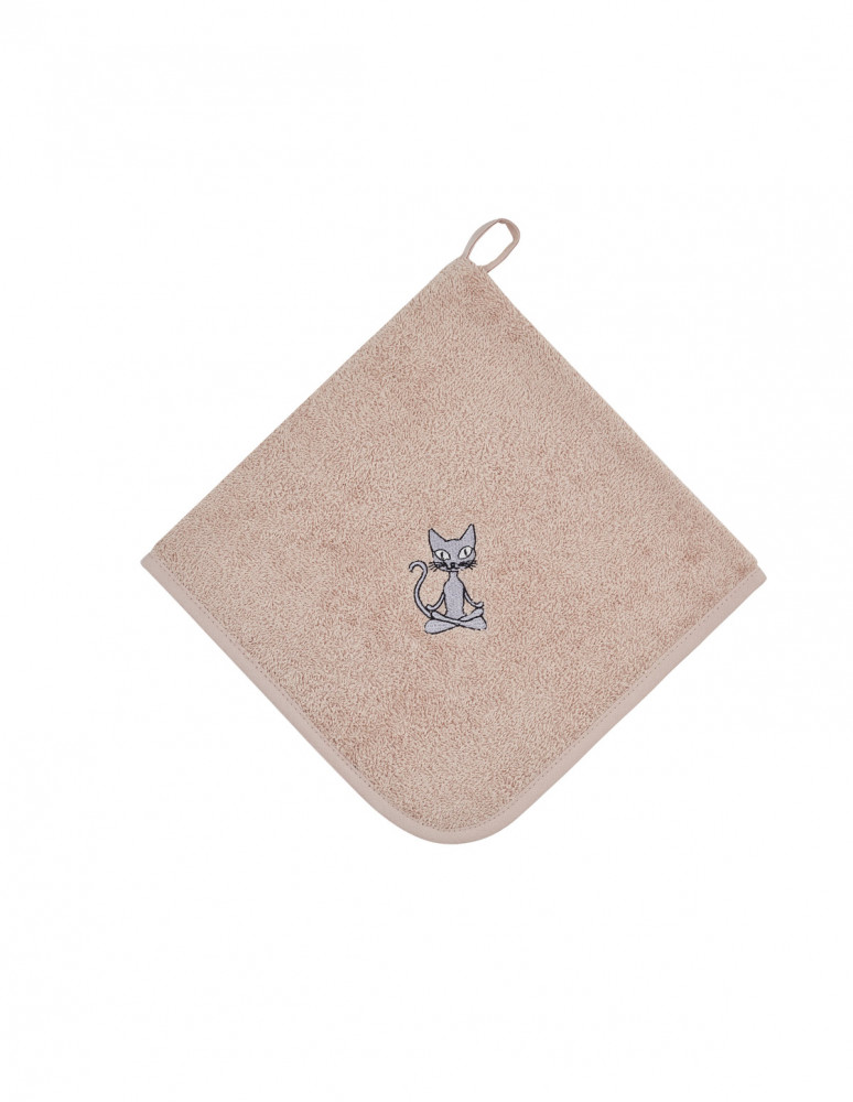 Lot de 3 torchons  carrés en coton...