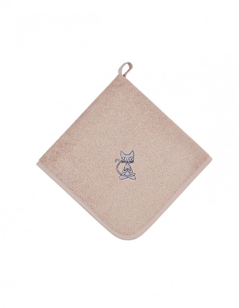 Lot de 3 torchons  carrés en coton...