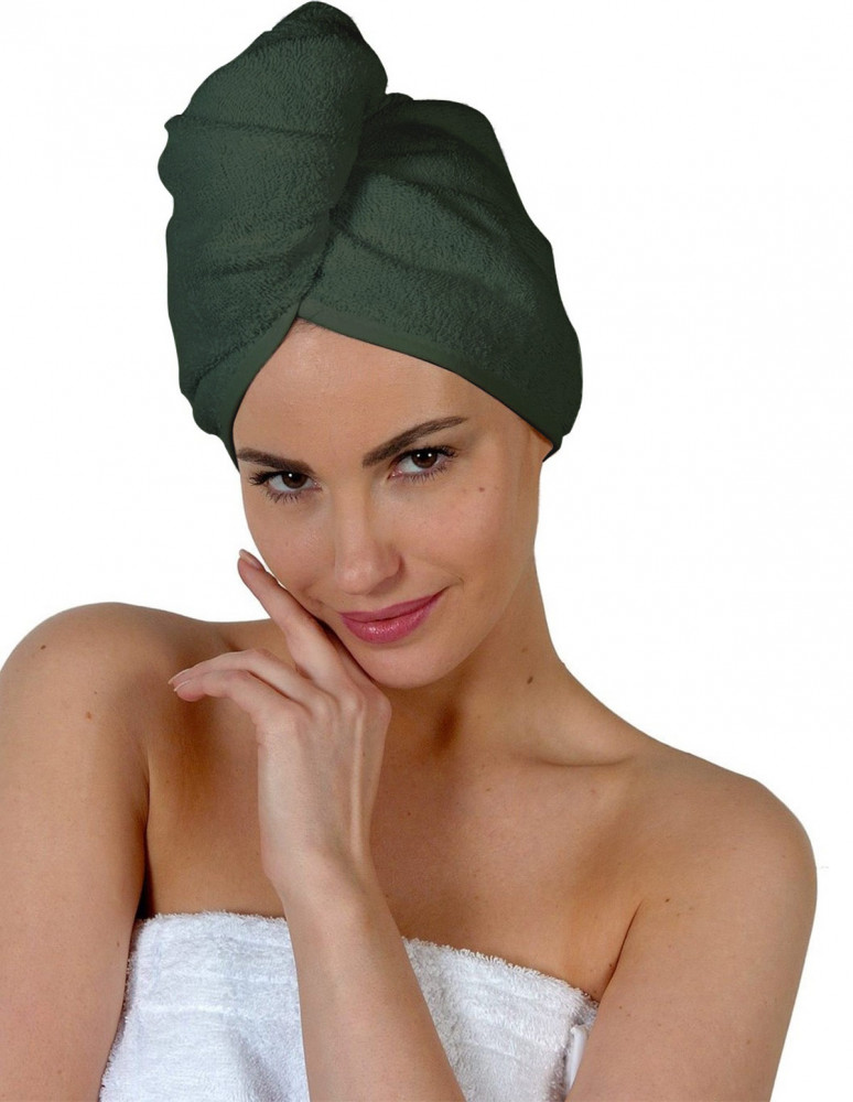 Bonnet turban après bain LUXURY