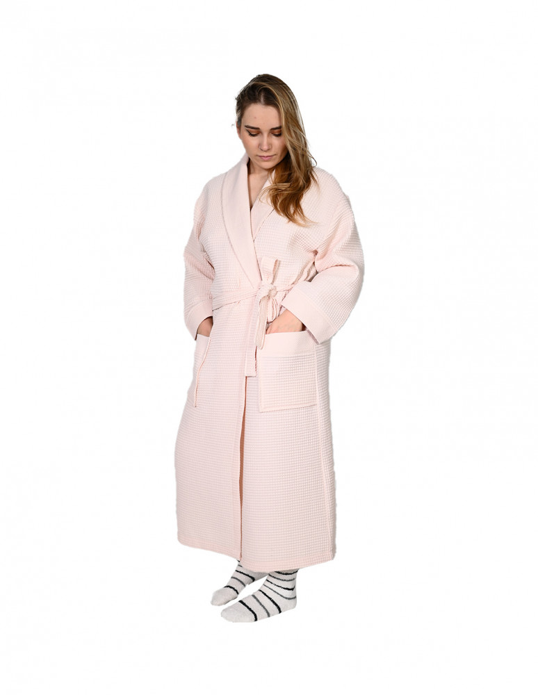 Peignoir long nid d'abeille 210gr/m²...