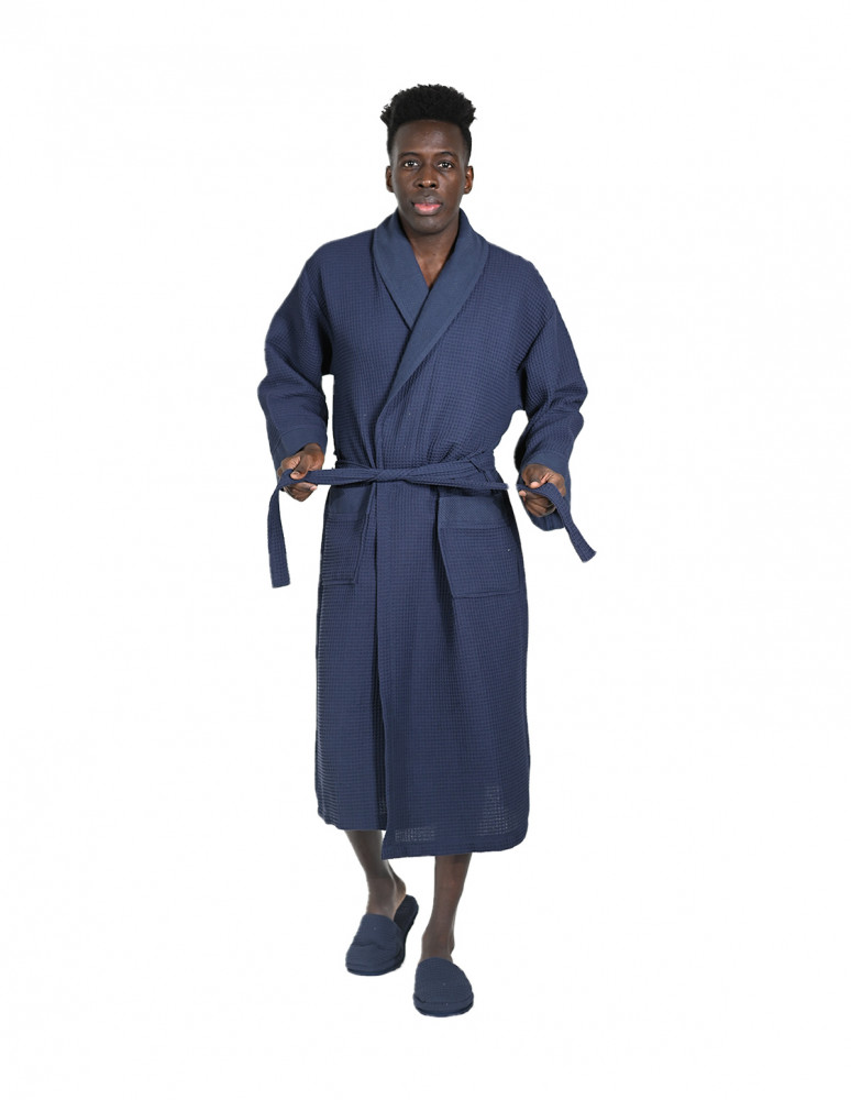 Peignoir long nid d'abeille 210gr/m²...