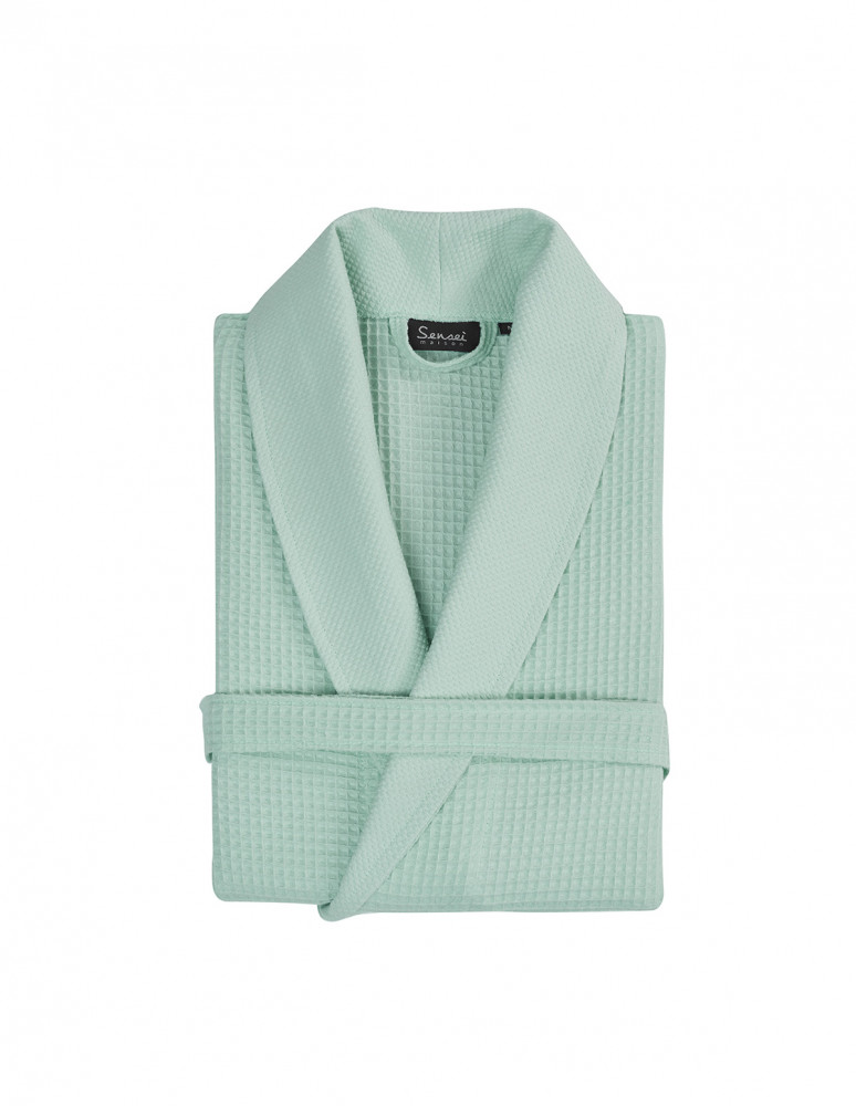 Peignoir long nid d'abeille 210gr/m²...