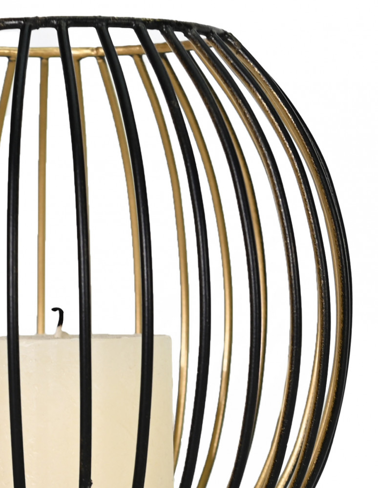 Photophore métal rond KEMI GOLD GM