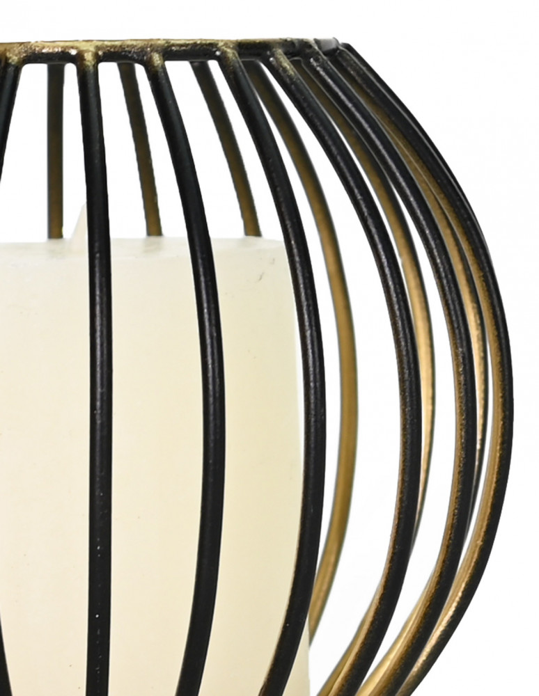 Photophore métal rond KEMI GOLD PM