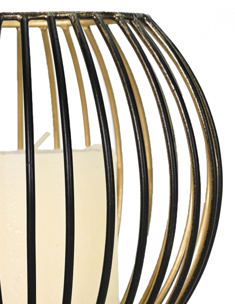 Photophore métal rond KEMI GOLD MM